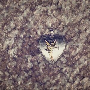 Heart Pendant with Angel Design